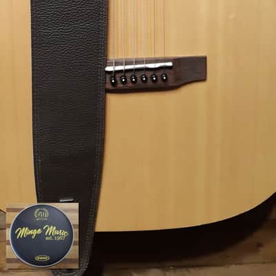 Perri’s Leathers soft leather 3" guitar strap- brown P30NS-7793 image 1