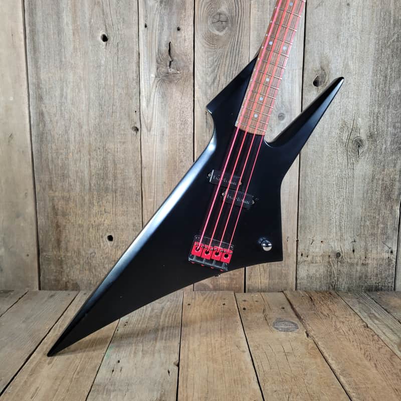 Hondo Death Dagger 1980s Refinished with original hard case - Black image 1