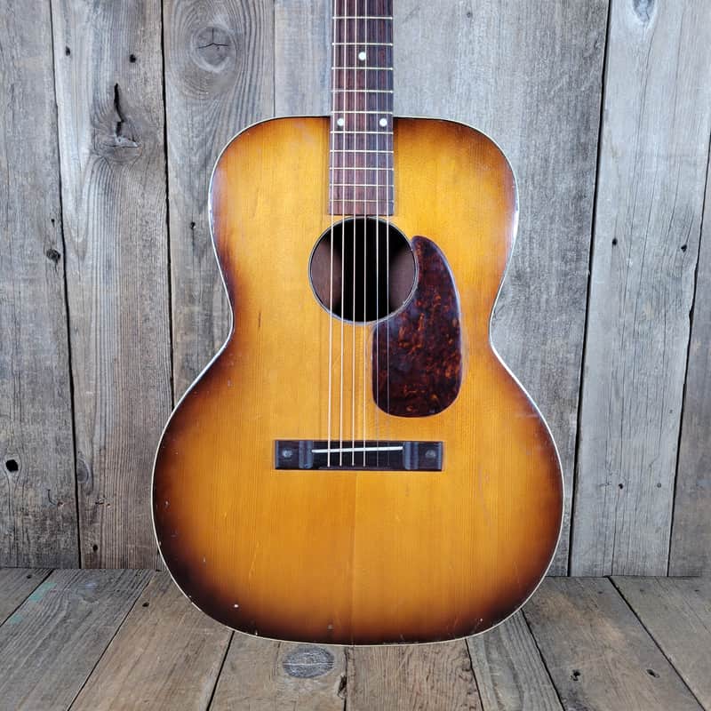Custom Kraft Kay Made Vintage Acoustic Guitar Model 6116 - Sunburst image 1