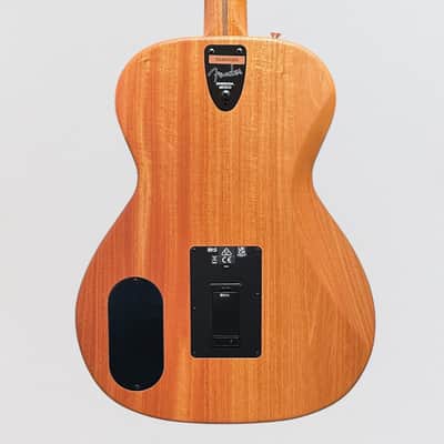 Fender Highway Parlor Acoustic-Electric Guitar - Natural image 4