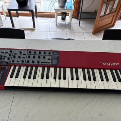 Nord Lead 2X 49-Key 20-Voice Polyphonic Synthesizer 2003 - 2013 - Red image 1