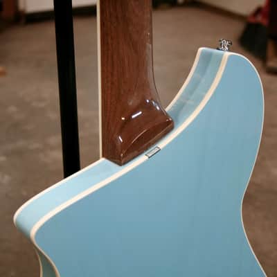Whalehazard Andromeda Elite 2018 Walnut Burst/Sonic Blue image 10
