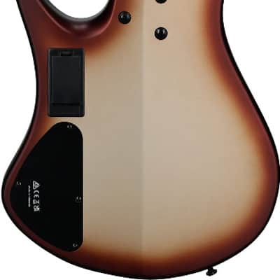 Ibanez Bass Workshop EHB600 Electric Bass Guitar - Charred Champagne Burst Matte image 5