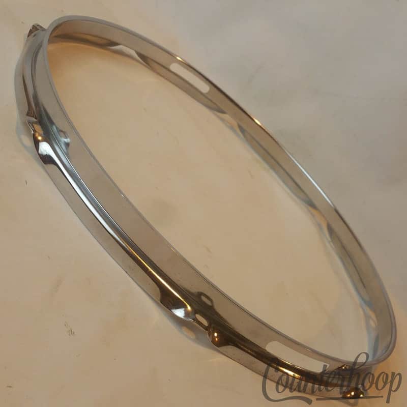 Ludwig 14" Rim/Hoop 8Lug-Hole Snare Drum Resonant Acrolite/Jazz Festival 60s USA image 1