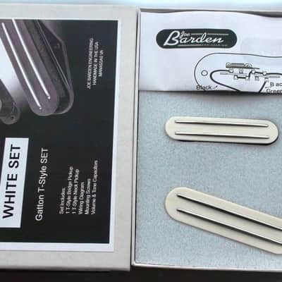 JBE Pickups aka Joe Barden Danny Gatton Telecaster Pickup Set WHITE Made in USA image 1