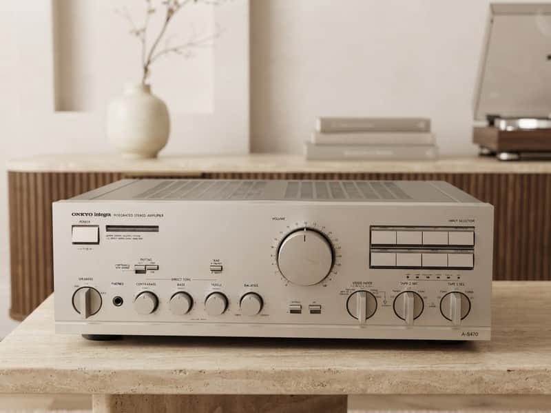 Onkyo Integra A-8470 Rare Vintage Integrated Amplifier Tested Working Stereo