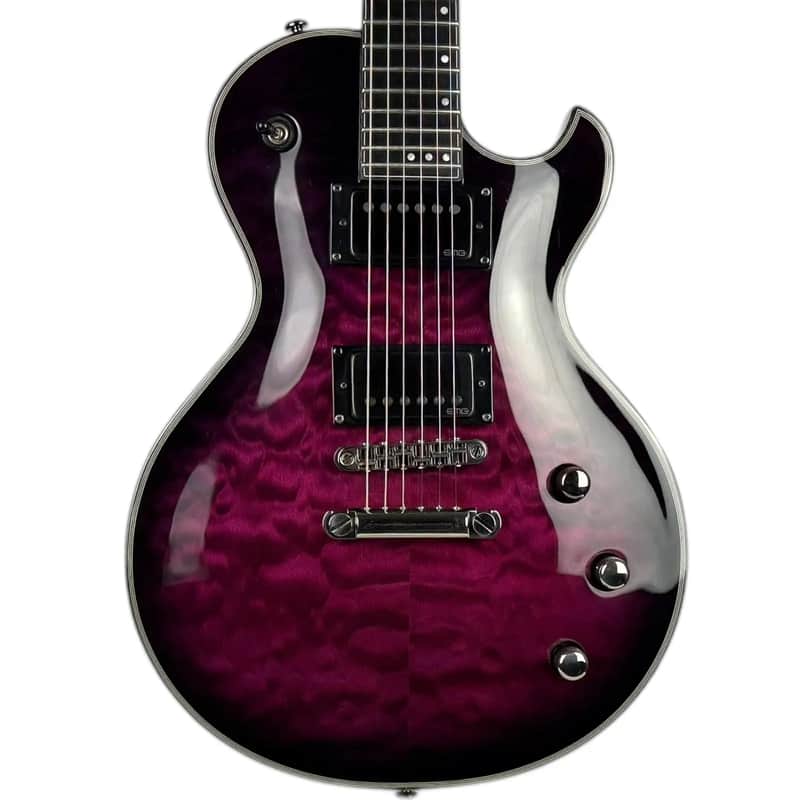 Schecter Diamond Series Hellraiser Hybrid Solo-II 2015 - Black Cherry Burst image 1