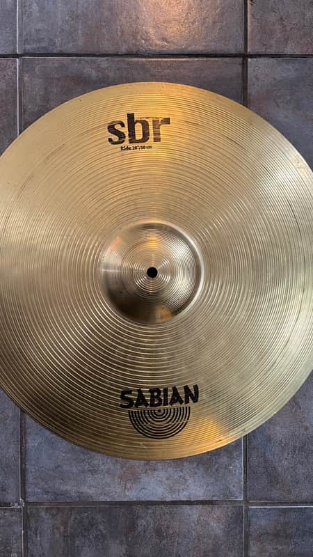 Sabian 20" SBr Ride Cymbal 2010 - Present - Natural image 1