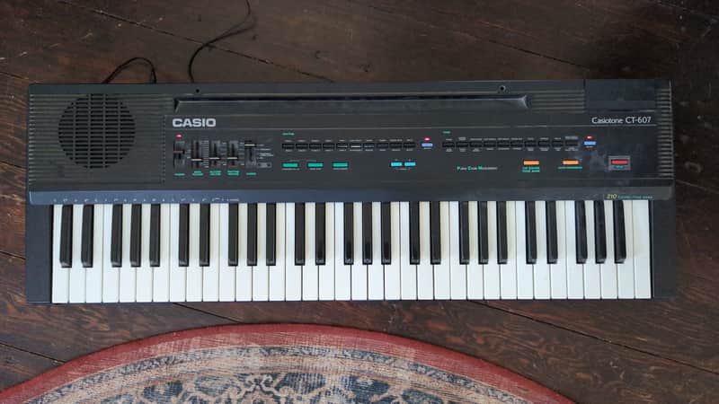 Casio Casiotone CT-607 1980s Black Vintage Digital Synth | Reverb