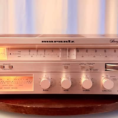 πΆβ¨ Marantz SR 2000 Vintage Stereo Receiver w/ Wood Case β Serviced/Cleaned, Fully Working, All Lamps Working image 2