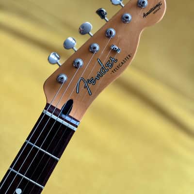 Fender Acoustasonic Tele (2010–2013) – 3-Tone Sunburst, MIM image 5