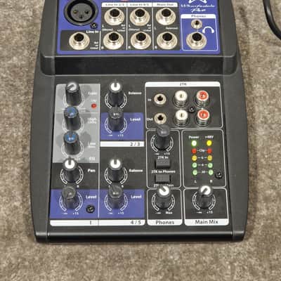 Wharfedale Pro Connect 502 Compact Mixer - 5-Channel Audio Control - Excellent w/ Original Box & Power Supply image 6