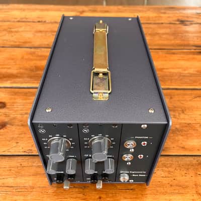 Neve 1272 Dual Mic Preamps. In Custom-built Chassis by Raw State 1272 vintage - Grey image 2