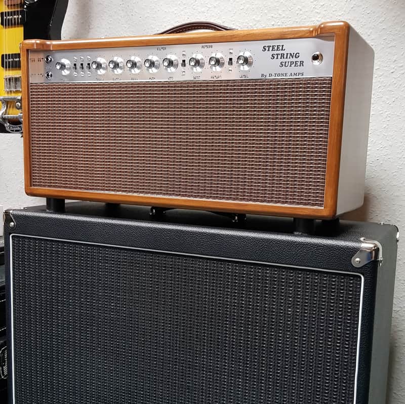 D-Tone Steel String Super 100w head - Natural Beech image 1