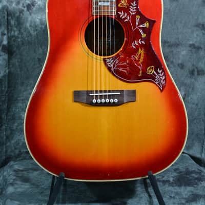 Gibson Hummingbird Custom Vintage 1970 Cherry Sunburst w Deluxe Hardshell Case & FAST Same Day Shipping image 1