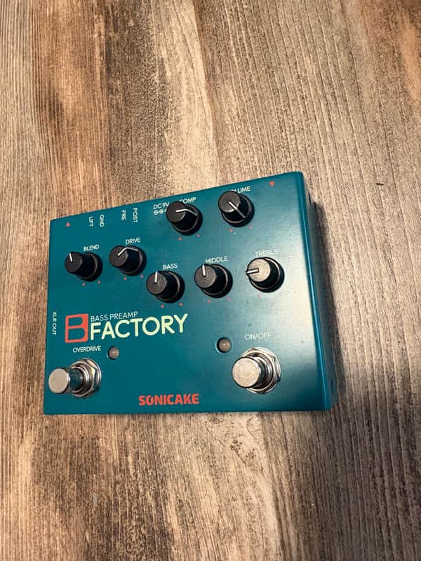 SONICAKE B Factory Bass Preamp DI Pedal | Reverb
