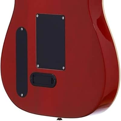 Semi Hollow Semi-Aucoustic Electric Guitar, Trans Red image 3