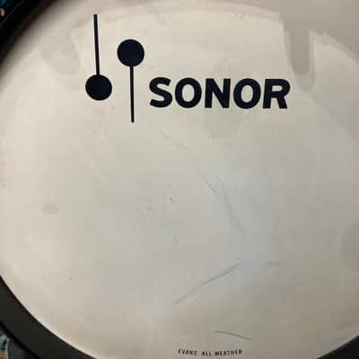 Sonor "Chicago" 3-Piece Drum Set 1965 - MF Marine Turquoise Satin image 2