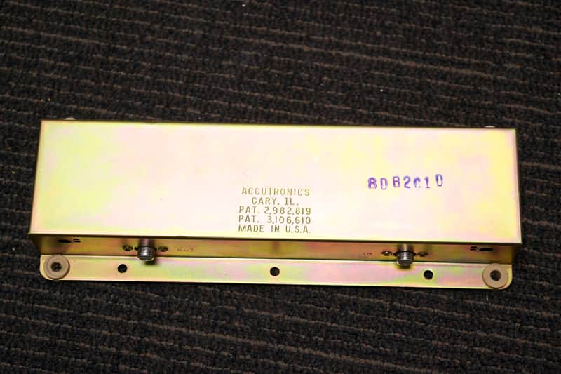 Accutronics 8DB2C1D 3-Spring Reverb Tank (4Ω In, 25Ω Out) image 1