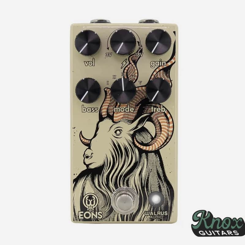 Walrus Audio Eons Five-State Fuzz 2022 - Present - Sandy Tan / Goat Graphic image 1