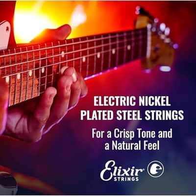 Elixir Strings - Nickel Plated Guitar Strings with OPTIWEB Coating - Elixir Electric Guitar Strings - 3 Pack, Light 10-46 image 4