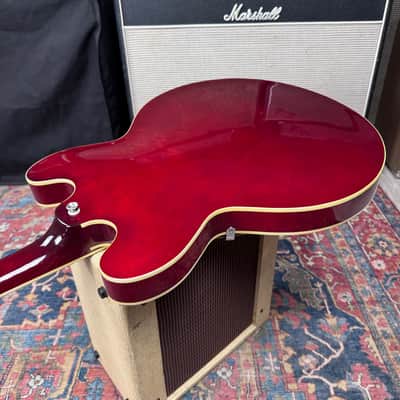 Epiphone Riviera Reissue *Pro Setup* HH Peerless Cherry OHSC - 1997 image 13