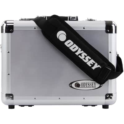 Odyssey KRP7SIL | KROM Series Case for Reloop RP7 | Silver Aluminum Carrying Case image 4