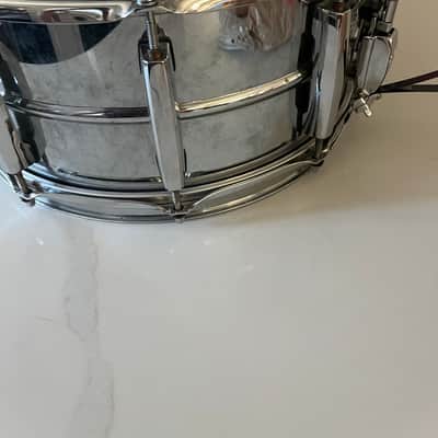 Pearl SensiTone Elite 14x6.5" Steel custom alloy Snare Drum 2010s - Chrome Over Steel image 3