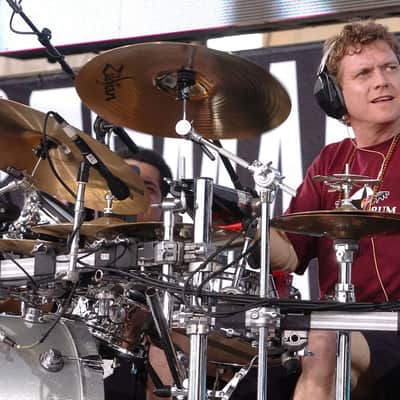 Rick Allen's Def Leppard, Hart Dynamics 8" Trigger Pad Hammered Chrome (RA #2069) 2000s, AUTOGRAPHED!! image 6