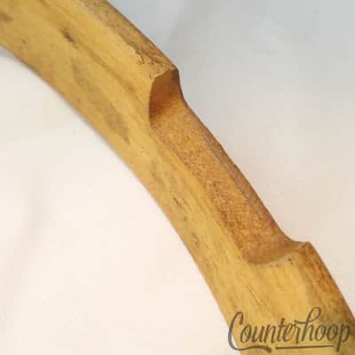Early American 14"1Ply Solid Maple Wood Hoop/Rim Snare Drum Resonant Vintage 10s image 4