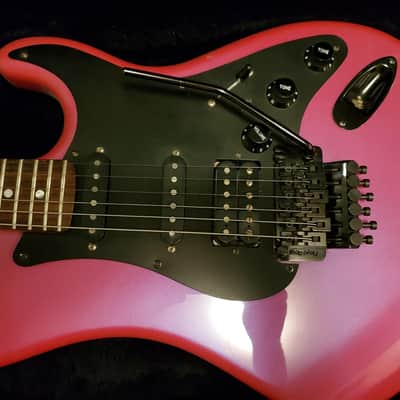 Kramer Pacer Deluxe HSH Late 80s Wine Red.... Pink To Me image 3