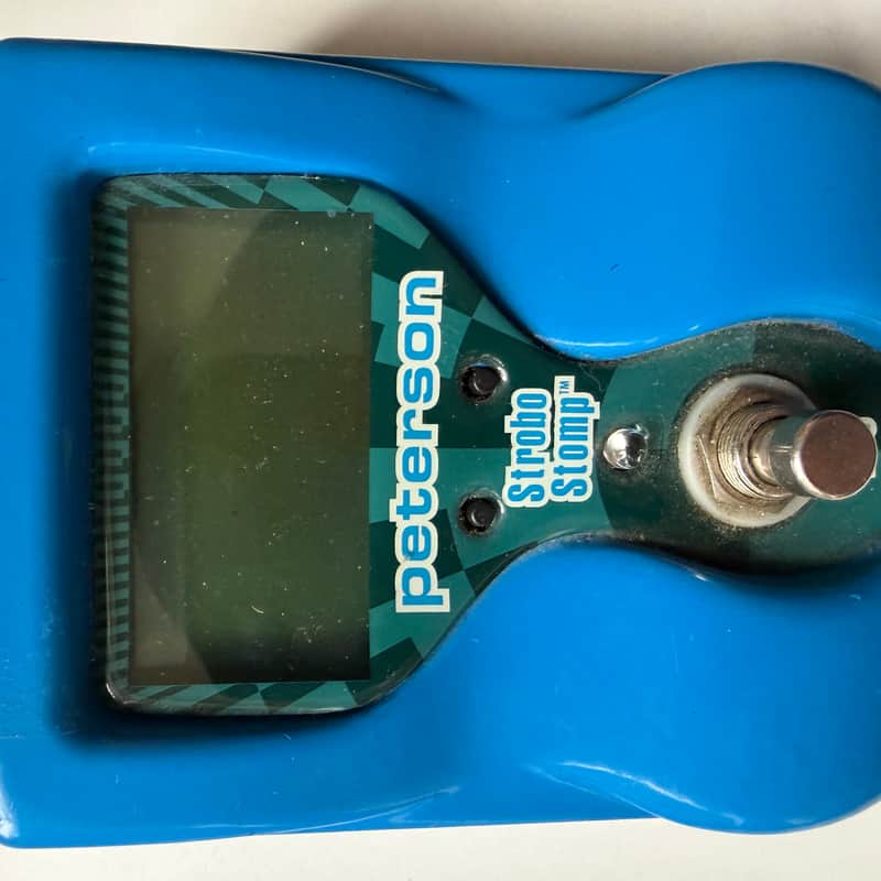2000s Peterson VS-S StroboStomp Pedal Tuner Blue