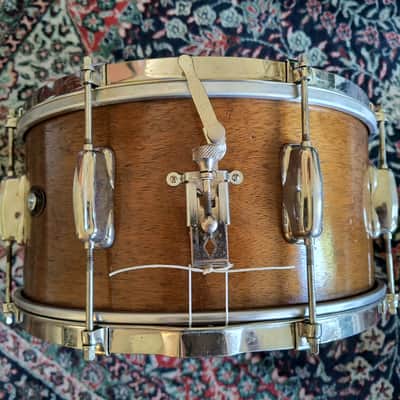 Vintage 1950s Slingerland No 157 Student Model 7 x 14" Snare Drum in Mahogany image 2