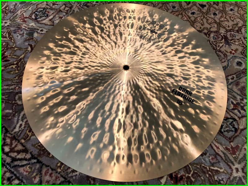 Paiste Vault Release 0047: Sound Creation 18" Dark Flatride Flat Ride from 1985 IMMACULATE COLLECTOR GRADE NOS Mint Formula 602 alloy gem! image 1
