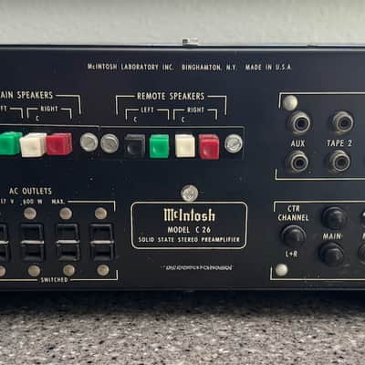 McIntosh C 26 Preamp - Excellent Condition! image 5