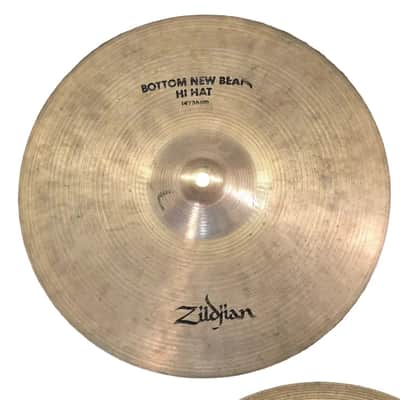 Used Vintage Zildjian A New Beat Hi Hat Cymbals 14" - Good image 5