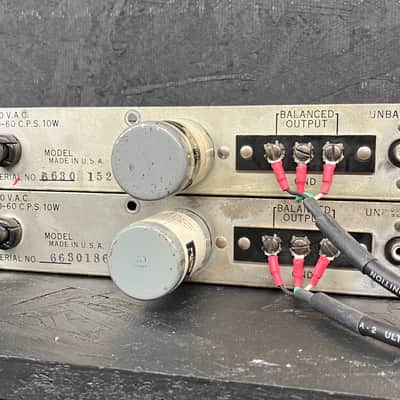 JBL 5101 Microphone Preamp — Pair, Fully Serviced — Circa 1970–72 — Genuine JBL Transformers image 5