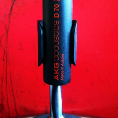 Vintage RARE 1980's AKG D70 / D70ME dynamic cardioid microphone 620 OHMS w accessories DRUMS HORNS # 2 image 9