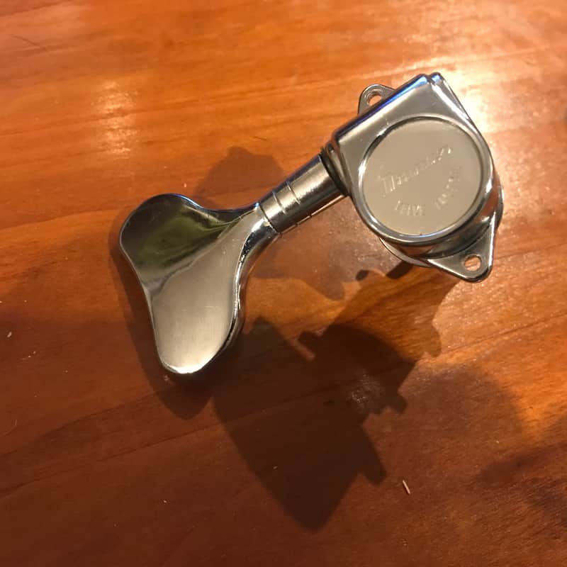 Ibanez Velve Tune BII tuning machine, treble side D G tuner 1979 chrome image 1