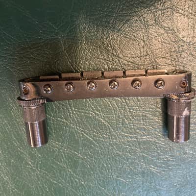 Gotoh TonPros Tune-O-Matic Bridge Black w studs Free Ship - Black image 3