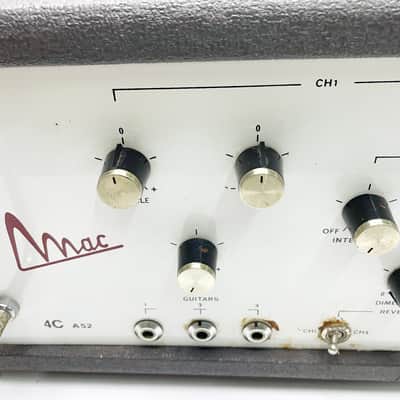 Vintage Italian Tube Amp Mac 4c A52 Reverb 60s,70s image 5
