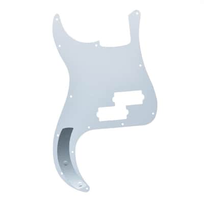 13 Holes P Bass Pickguard Bass Scratch Plate PB Pick Guard for USA/Mexico Precision P Bass Black/White Grid image 2