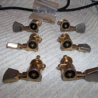 Vintage Gotoh "Star" Tuners 1970s Gold image 2