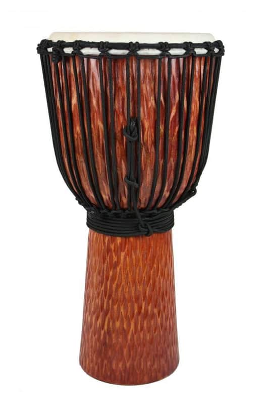 Toca Street Djembe Cherry Stain 12 inch image 1