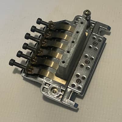 1990's Japan Ibanez S & RG Series Chrome Original Edge Floyd Rose Tremolo Bridge Set image 14