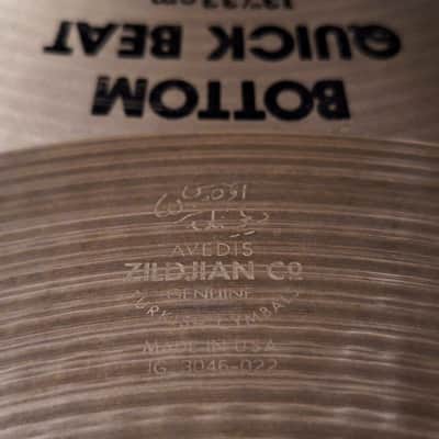 Zildjian Avedis Quick Beat Hi-Hat 13" 950g/1144g 1996-1997 - Traditional image 5