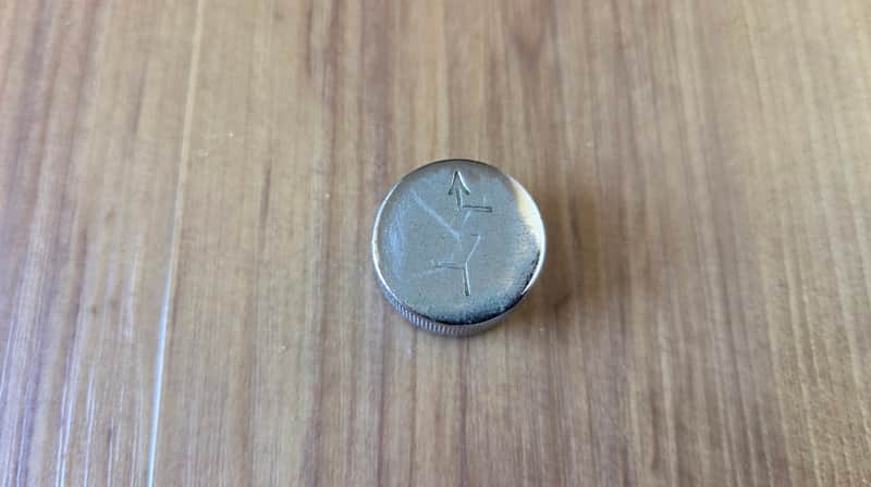 Vintage Early 1960's Gretsch Volume / Tone Chrome Metal Control Knob! image 1