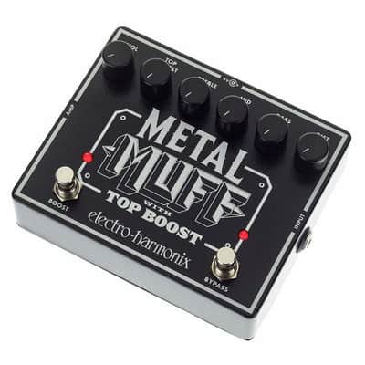 Electro-Harmonix Metal Muff With Top Boost Distortion Guitar Effects Pedal image 2