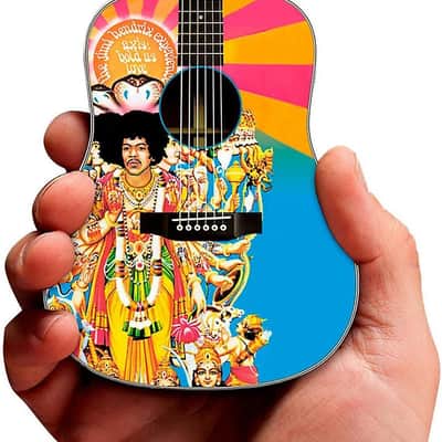 AXE HEAVEN Official Jimi Hendrix AXIS Bold As Love Miniature Guitar Display Gift