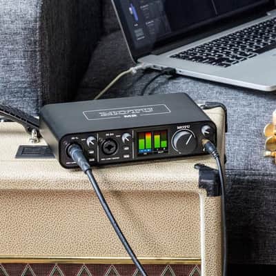 Mint MOTU M2 2x2 USB-C Audio Interface Bundle w/Samson SRH350 Over-Ear Stereo Head... image 6